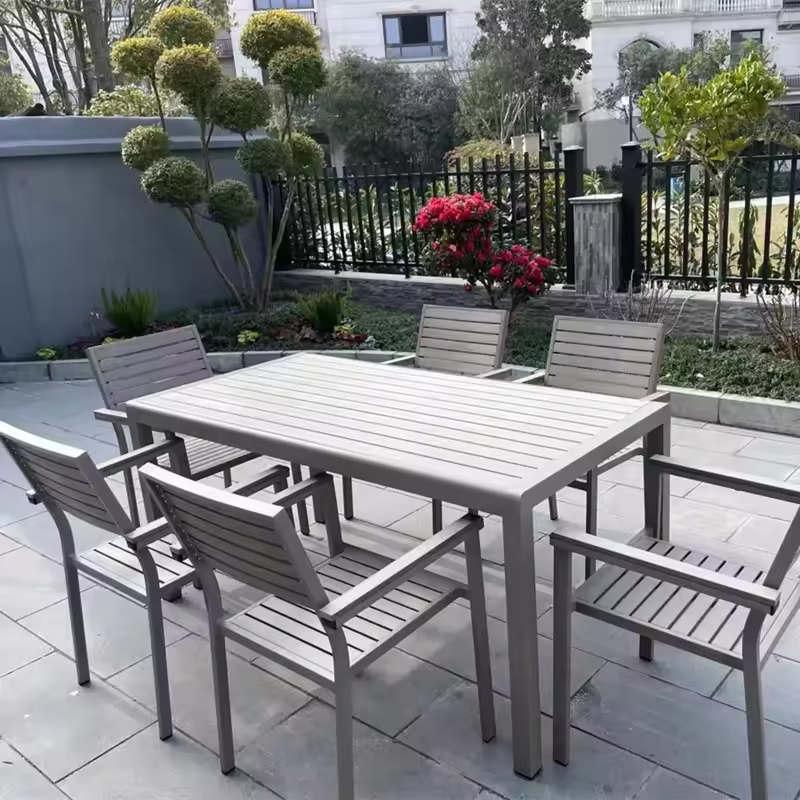 Poolside Paradise Elegant Outdoor Dining Set