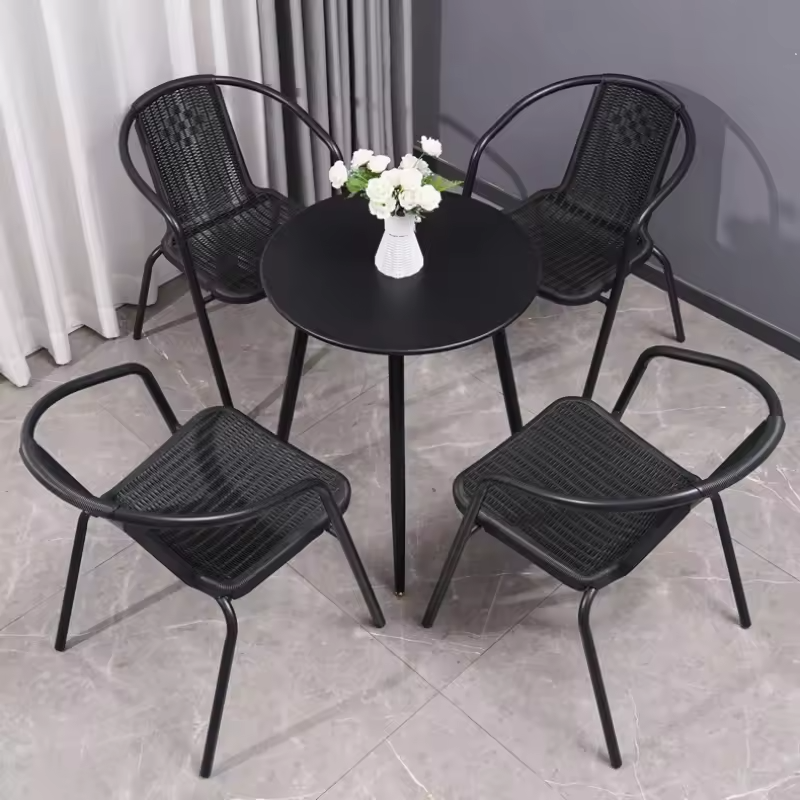 Minimalist Black Patio Bistro Set