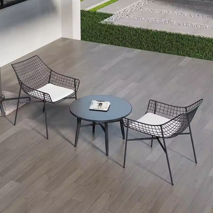 Minimalist Retreat Modern Patio Seating