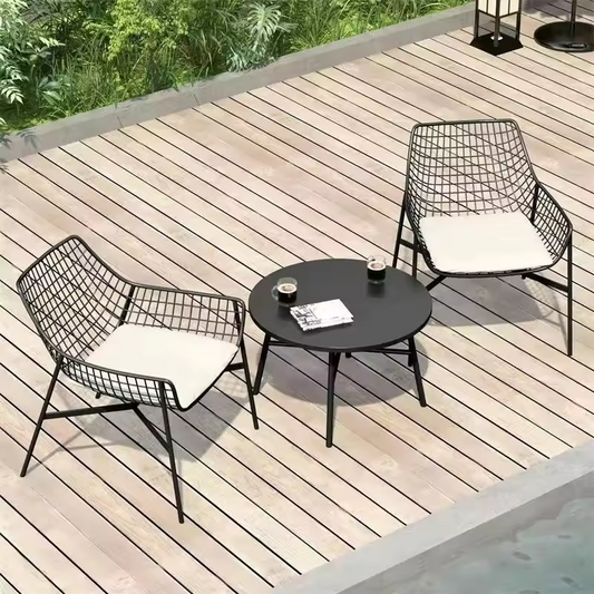 Minimalist Retreat Modern Patio Seating