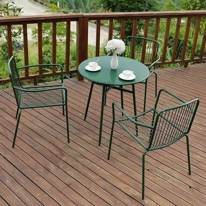 Modern Outdoor Bistro Table and Chair Set - Garden & Patio Furniture
