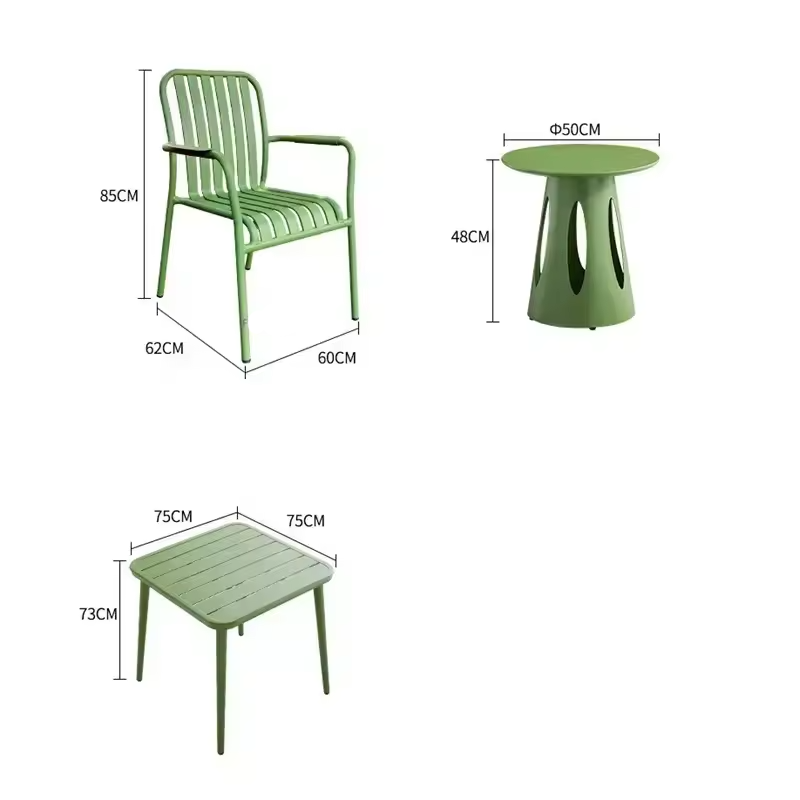 Green Patio Dining Set for Relaxed Gatherings