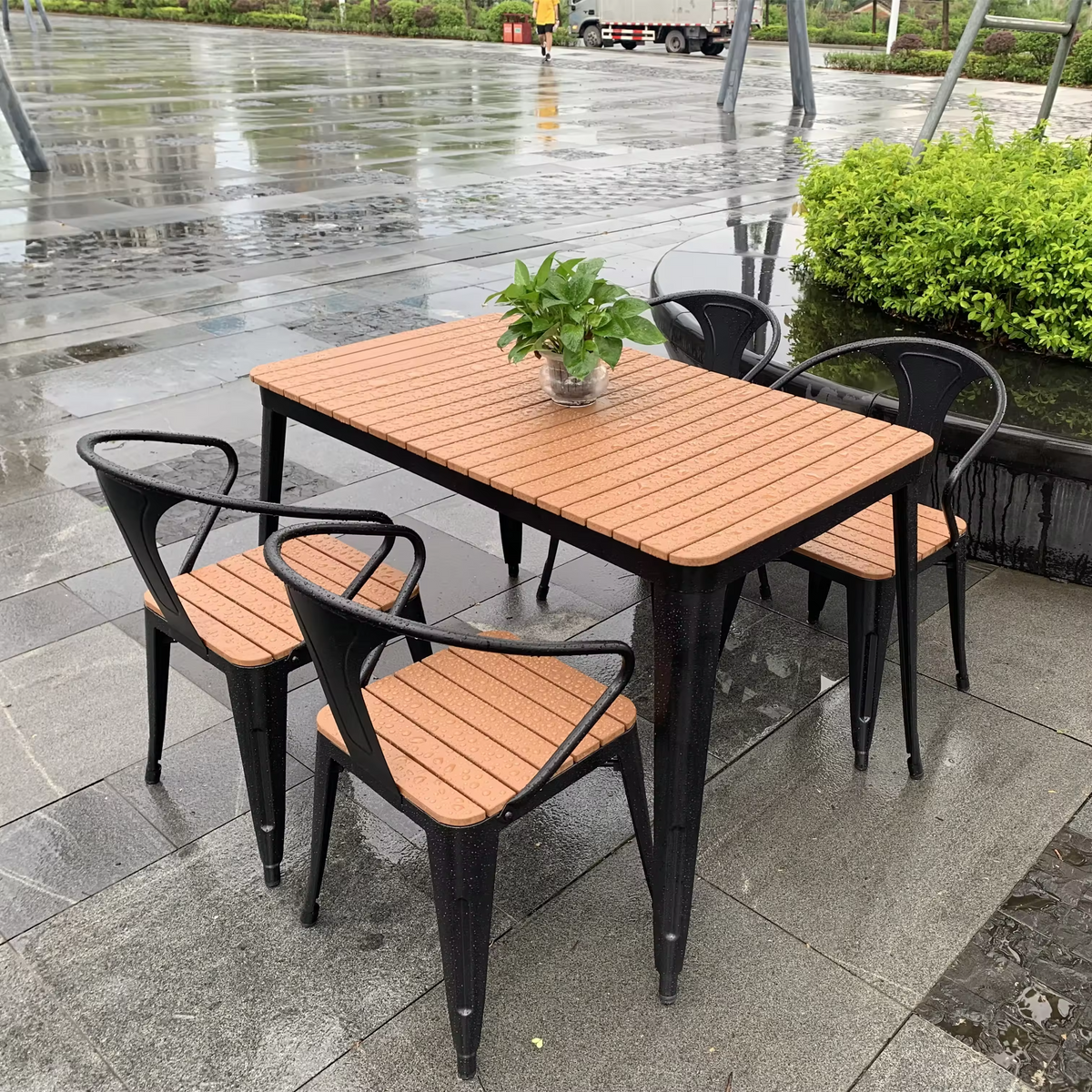 Modern Outdoor Patio Dining Set